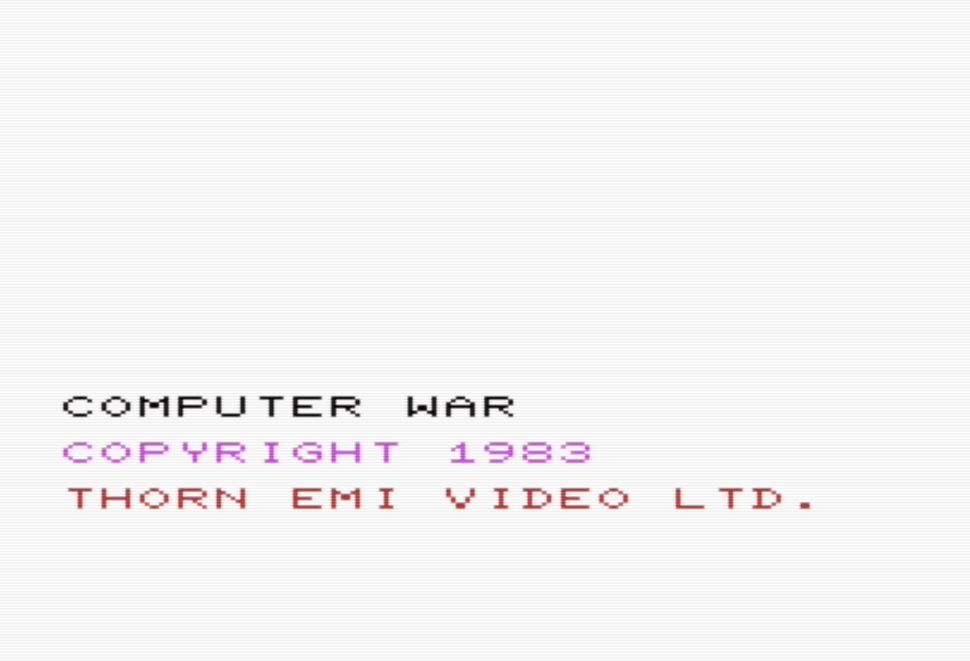 vic 20 computer war cartridge